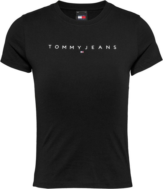 Tommy Jeans T-Shirt TJW SLIM LINEAR TEE EXT mit Logo-Schriftzug günstig online kaufen