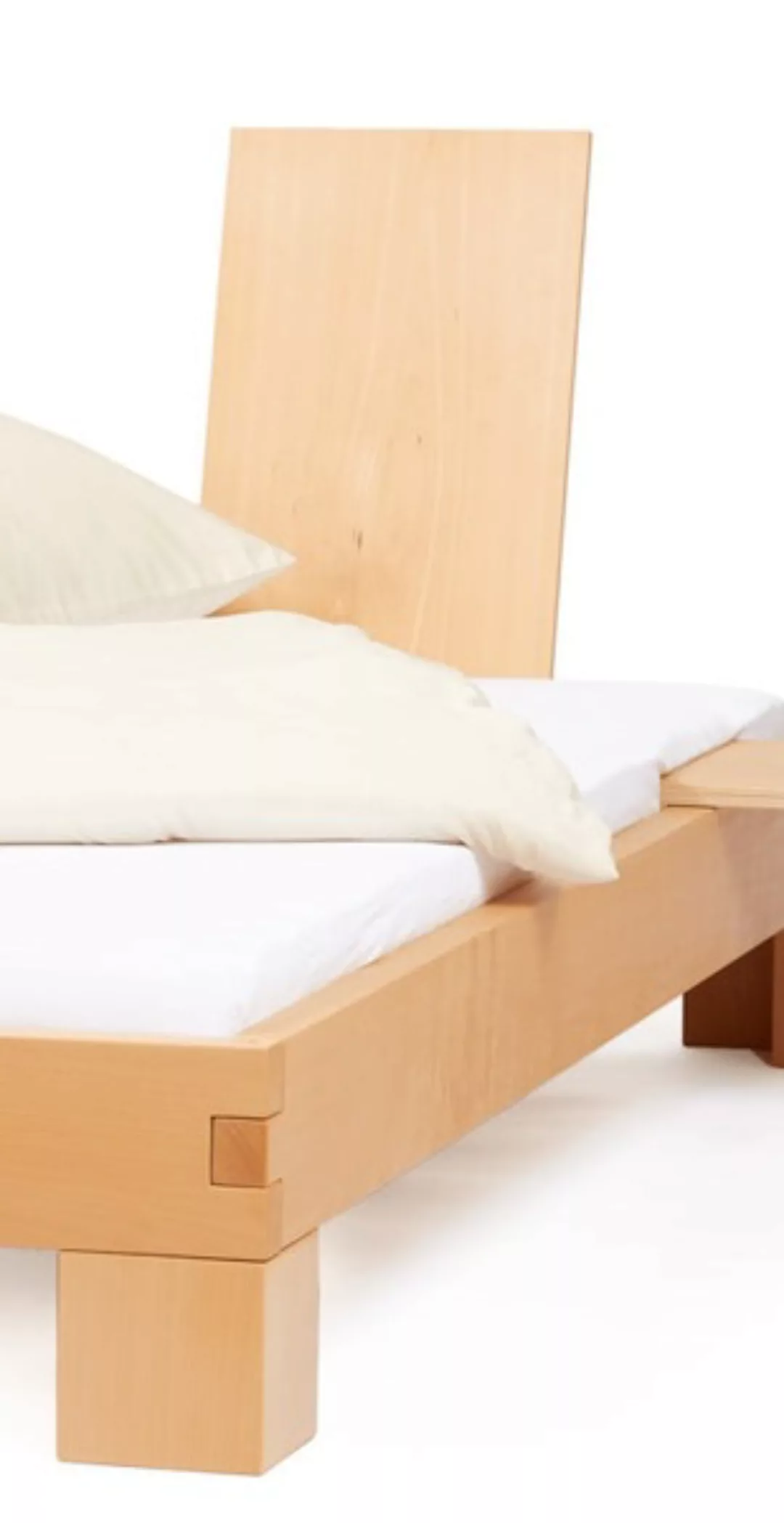 Vollholz Doppelbett günstig online kaufen
