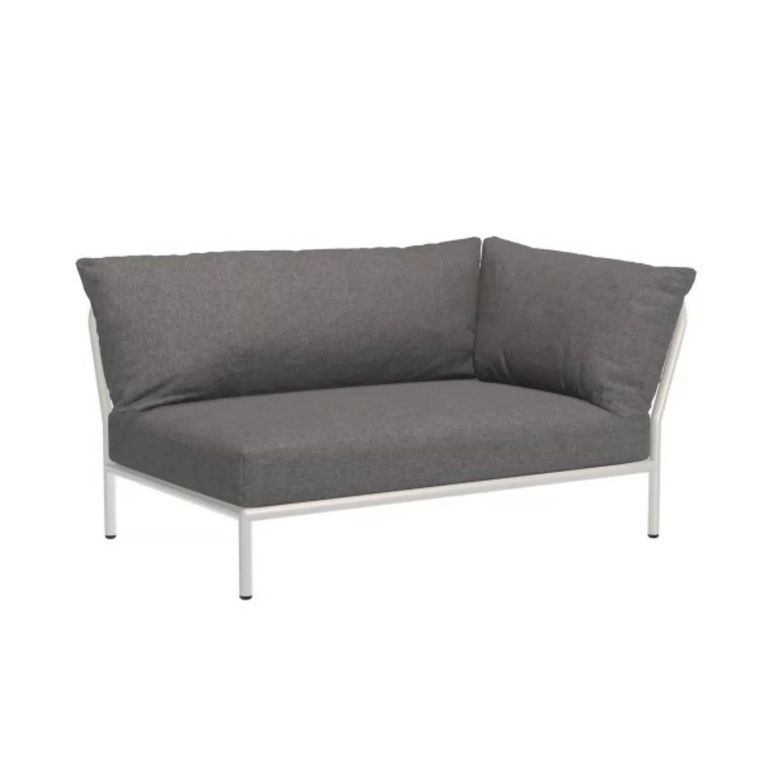 LEVEL2 Outdoor Sofa Lounge-Modul 2 Schiefer Weiß Rechts günstig online kaufen