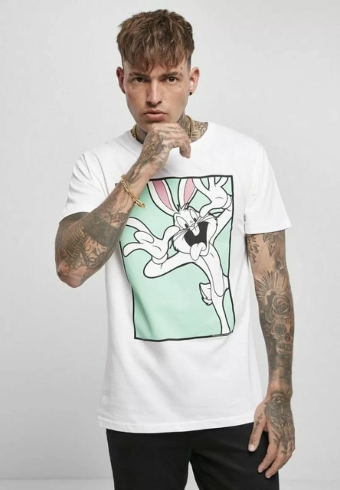 Merchcode T-Shirt Merchcode Herren Looney Tunes Bugs Bunny Funny Face Tee ( günstig online kaufen