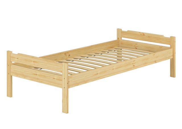 ERST-HOLZ Bett Einzelbett Kiefer massiv 90x200 - Zubehör wählbar, Kieferfar günstig online kaufen