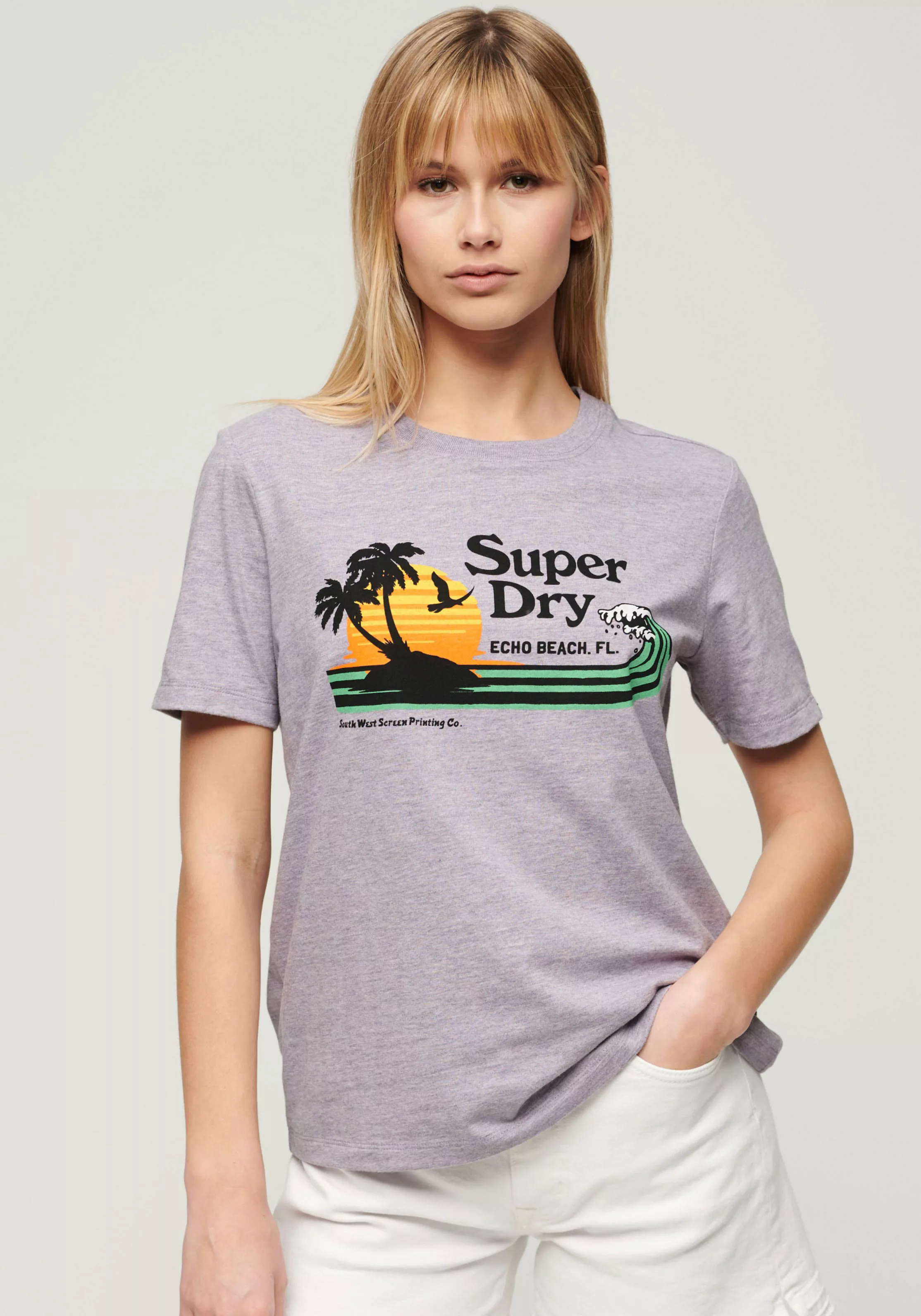 Superdry Print-Shirt "OUTDOOR STRIPE RELAXED T SHIRT" günstig online kaufen