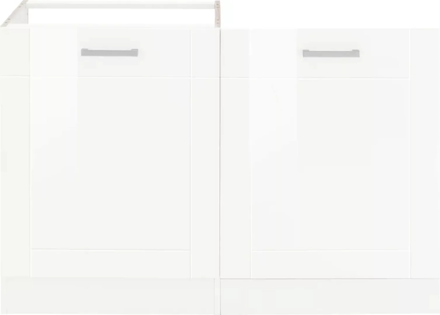HELD MÖBEL Spülenschrank "Tinnum", 120 cm breit, MDF-Fronten, Metallgriffe, günstig online kaufen