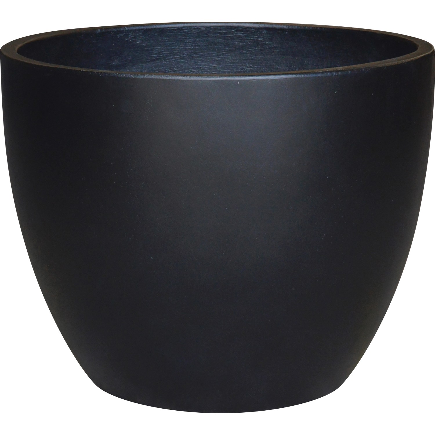 Übertopf Leichtzement Matt Anthrazit 25 cm x 25 cm x 19 cm günstig online kaufen