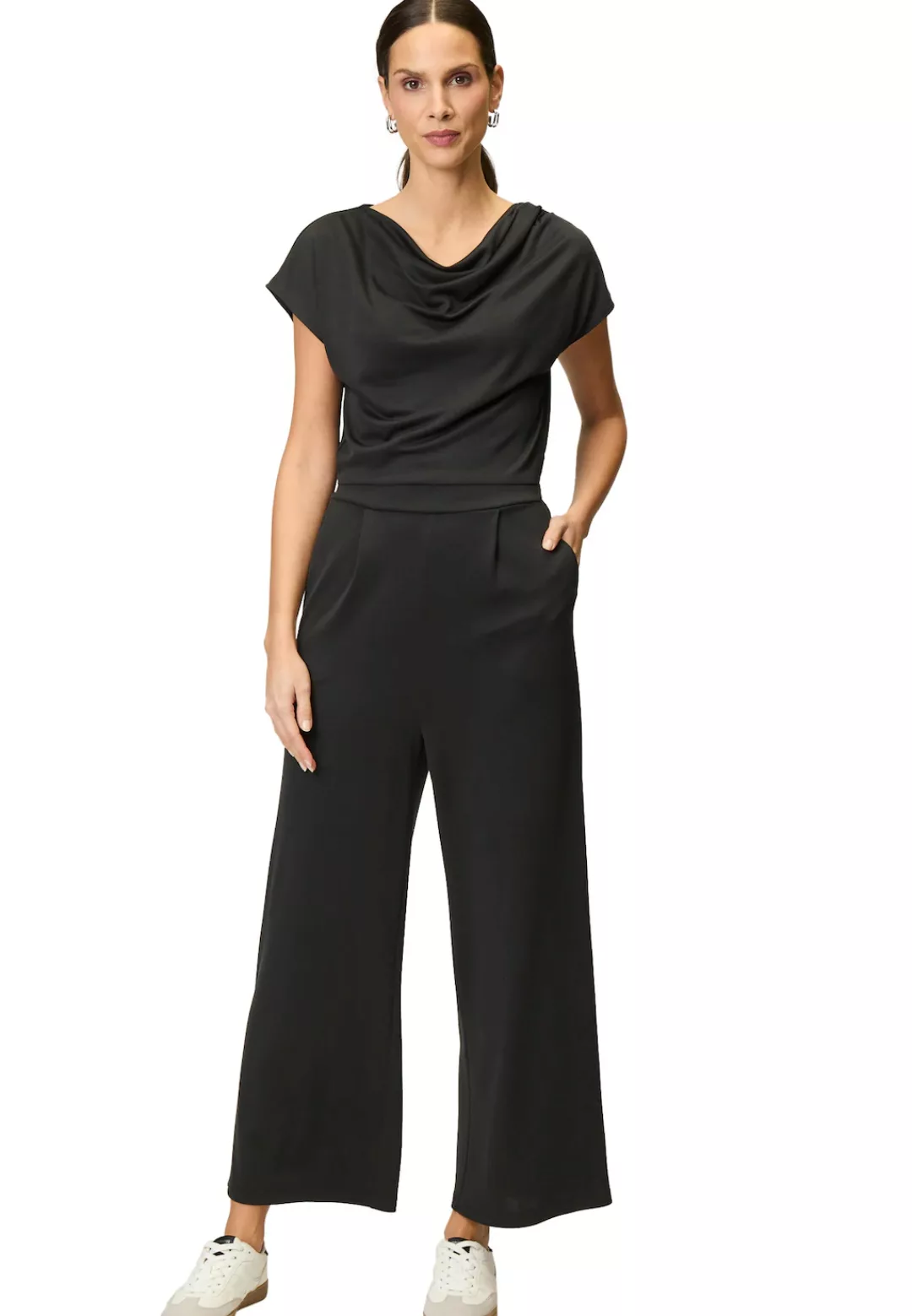 Zero Overall "zero Damen Jumpsuit mit Wasserfallausschnitt", (1 tlg.), drap günstig online kaufen