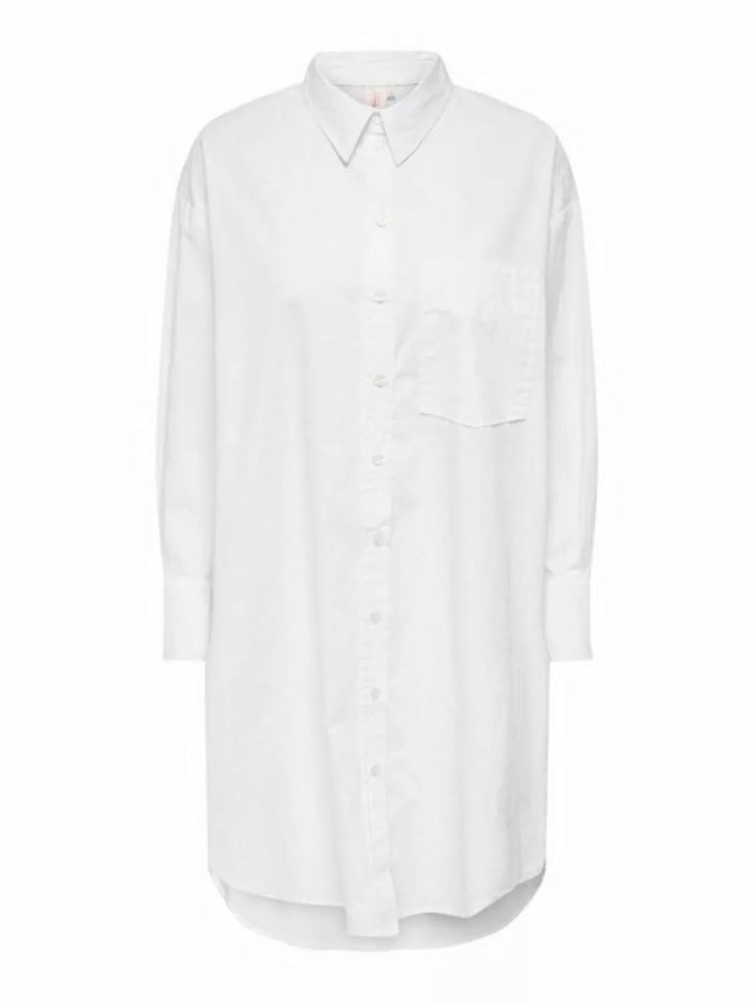ONLY Blusenshirt Extra Lange Hemd Bluse Langarm Shirt Business Tunika ONLMA günstig online kaufen