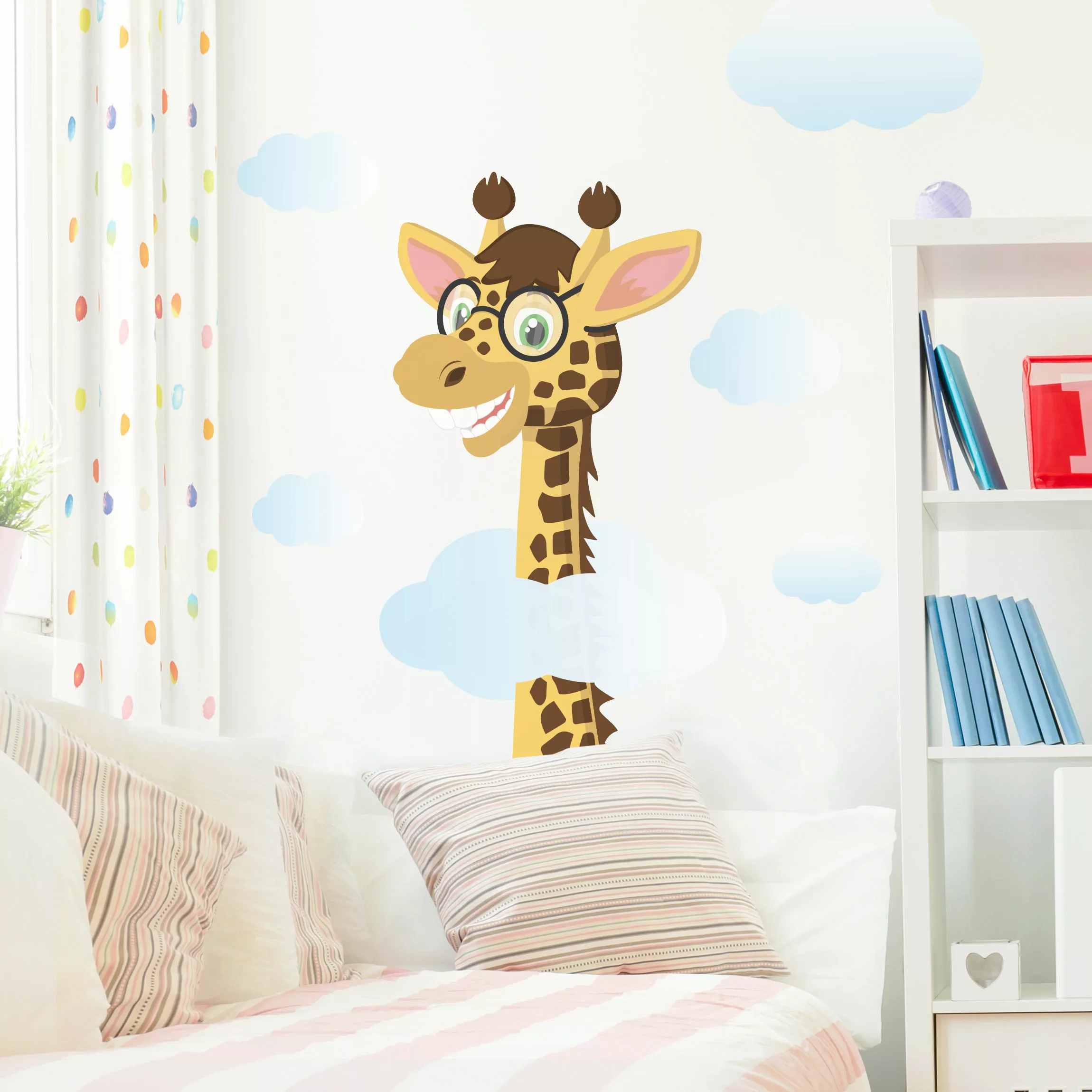Wandtattoo 6-teilig Lustige Giraffe günstig online kaufen