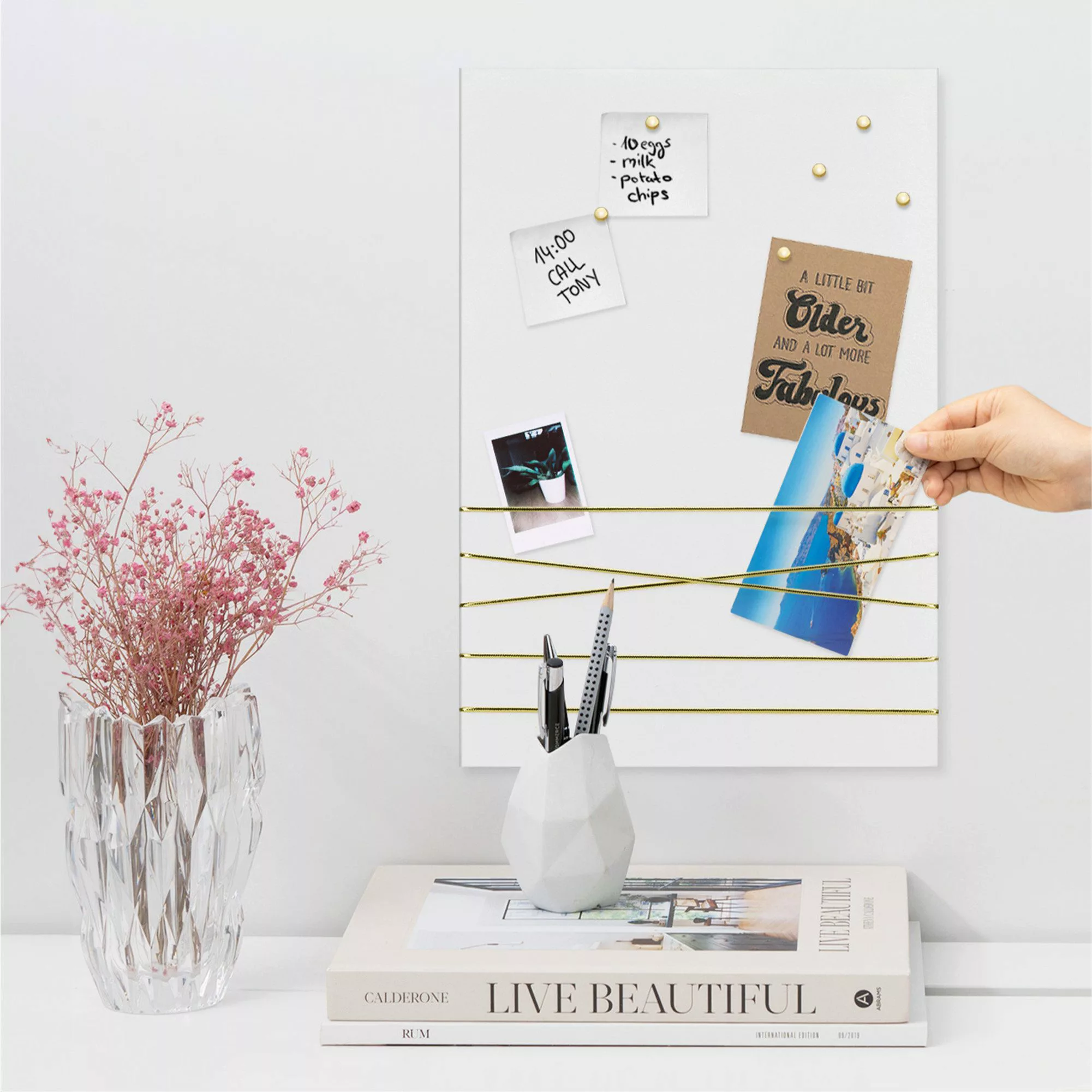 Navaris Memoboard Pinnwand Collage Fotowand aus günstig online kaufen