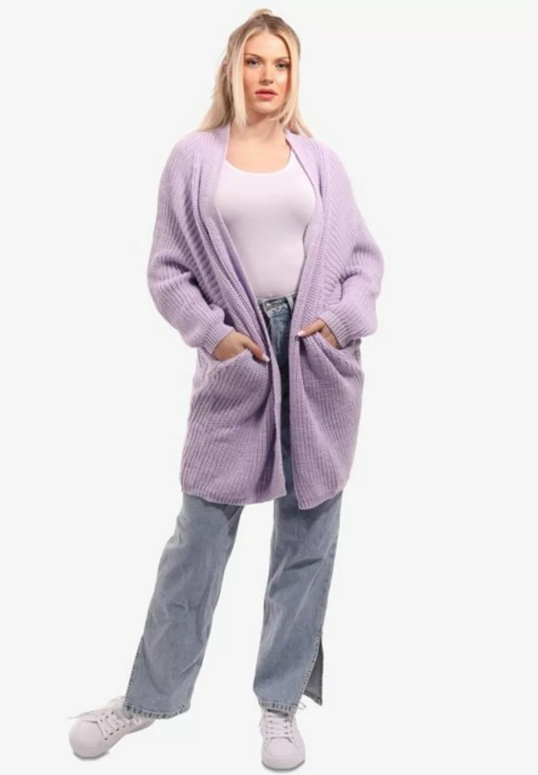 YC Fashion & Style Cardigan Oversize Cardigan Strickjacke Basic-Form versch günstig online kaufen