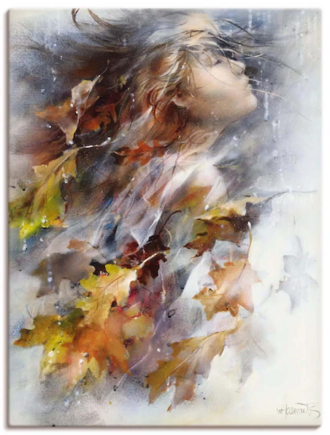 Artland Wandbild "Herbst", Frau, (1 St.) günstig online kaufen
