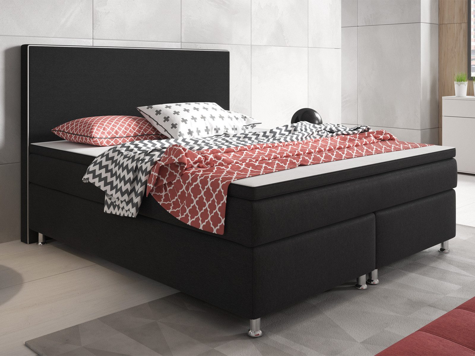 inter Boxspringbett King S 180x200 cm günstig online kaufen