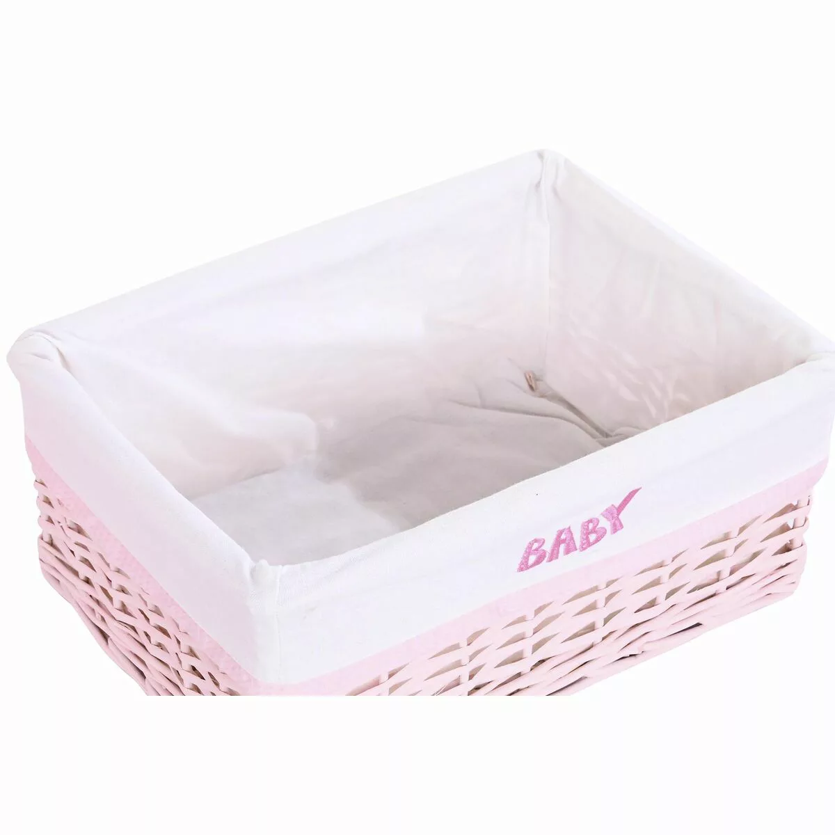 Korbsatz Dkd Home Decor Rosa Polyester Für Kinder Korb (44 X 34 X 56 Cm) günstig online kaufen