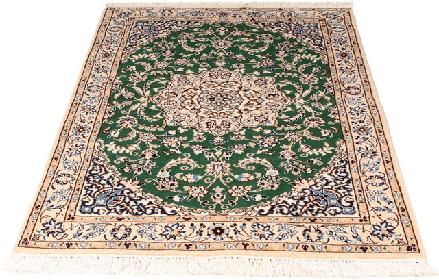 morgenland Orientteppich »Perser - Nain - Royal - 147 x 98 cm - grün«, rech günstig online kaufen