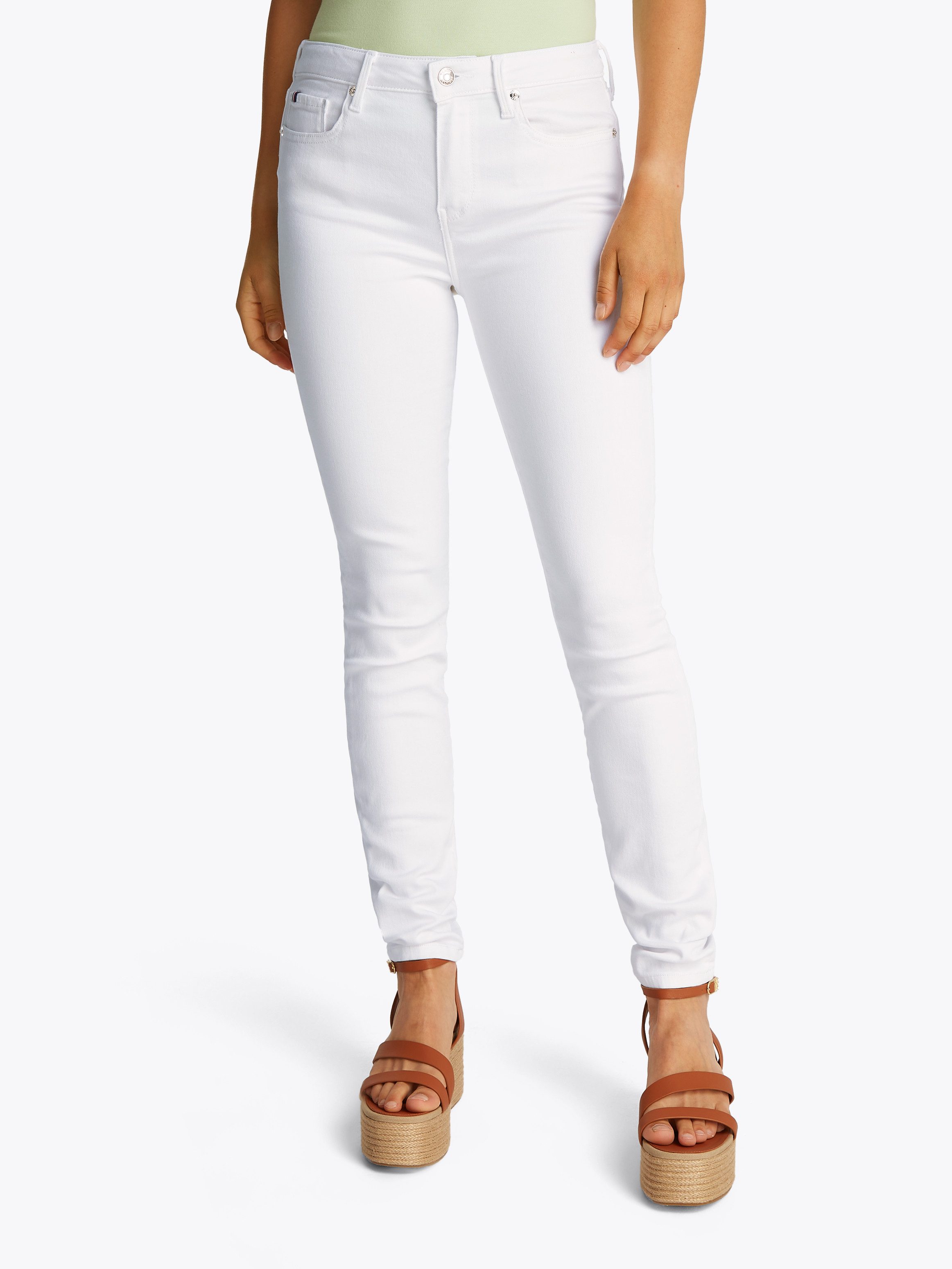 Tommy Hilfiger Skinny-fit-Jeans "COMO Skinny RW ACE mit Logo-Badge und knöc günstig online kaufen