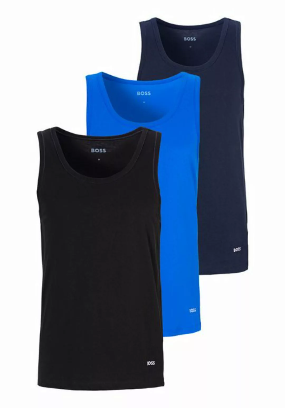 BOSS Tanktop (Packung, 3-tlg) mit BOSS Stickerei günstig online kaufen