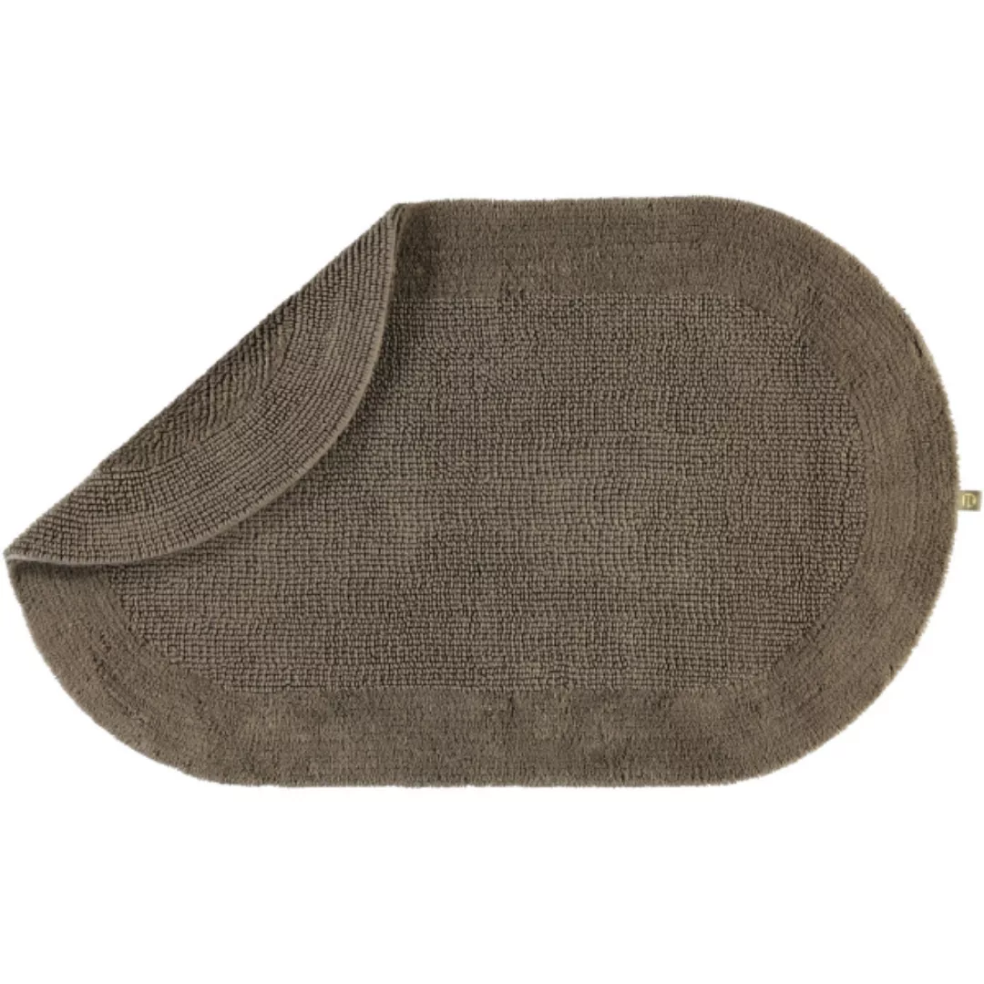 Rhomtuft - Badteppiche Exquisit - Farbe: taupe - 58 - 80x160 cm günstig online kaufen