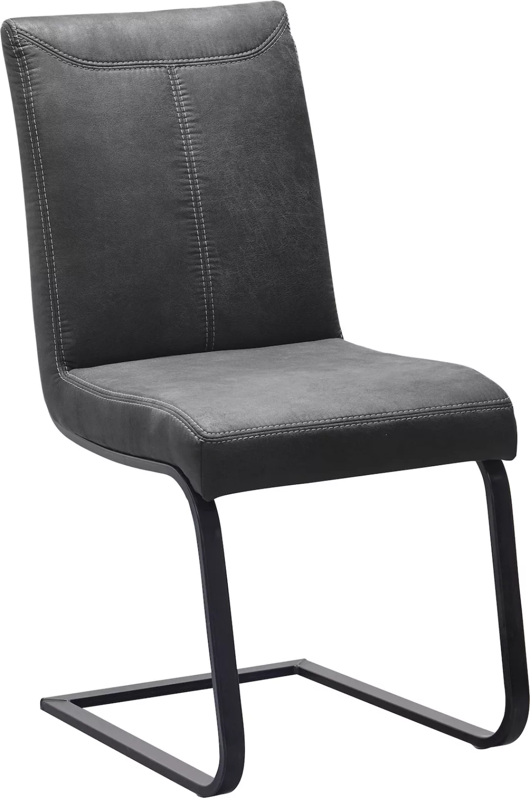 K+W Komfort & Wohnen Freischwinger "Floyd", Microfaser 760, Kontrastnaht, F günstig online kaufen