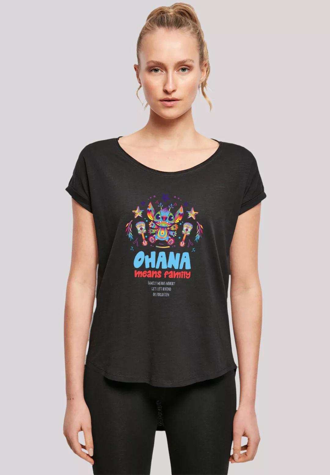 F4NT4STIC T-Shirt "Disney Lilo & Stitch Ohana Mexico", Premium Qualität günstig online kaufen
