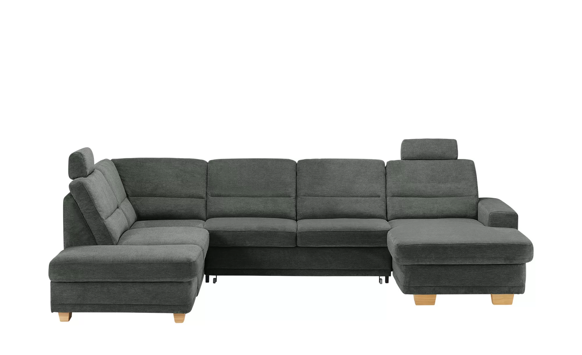 meinSofa Wohnlandschaft aus Mikrofaser Marc ¦ grau ¦ Maße (cm): B: 311 H: 8 günstig online kaufen