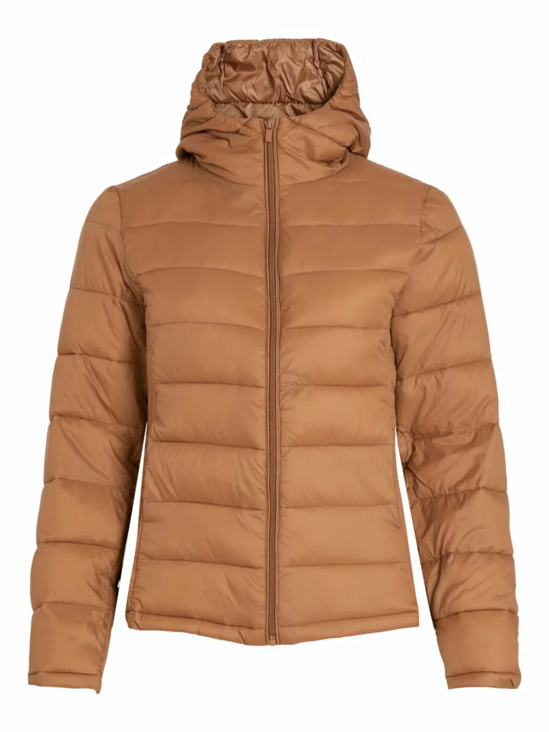 VILA Kapuzen Steppjacke Damen Braun günstig online kaufen