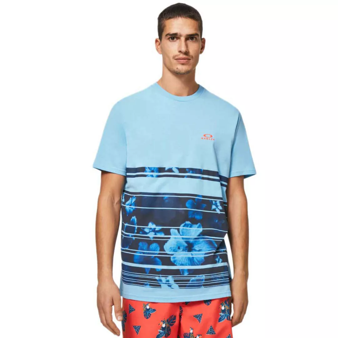 Oakley Apparel Aloha Hawaii Kurzärmeliges T-shirt L Aviator Blue günstig online kaufen