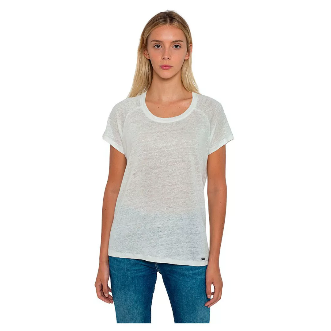 Pepe Jeans Amira Kurzärmeliges T-shirt M Off White günstig online kaufen