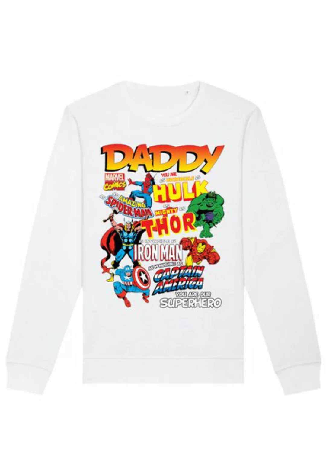 F4NT4STIC Sweatshirt Marvel Comics Our Dad Superhero Premium Qualität günstig online kaufen