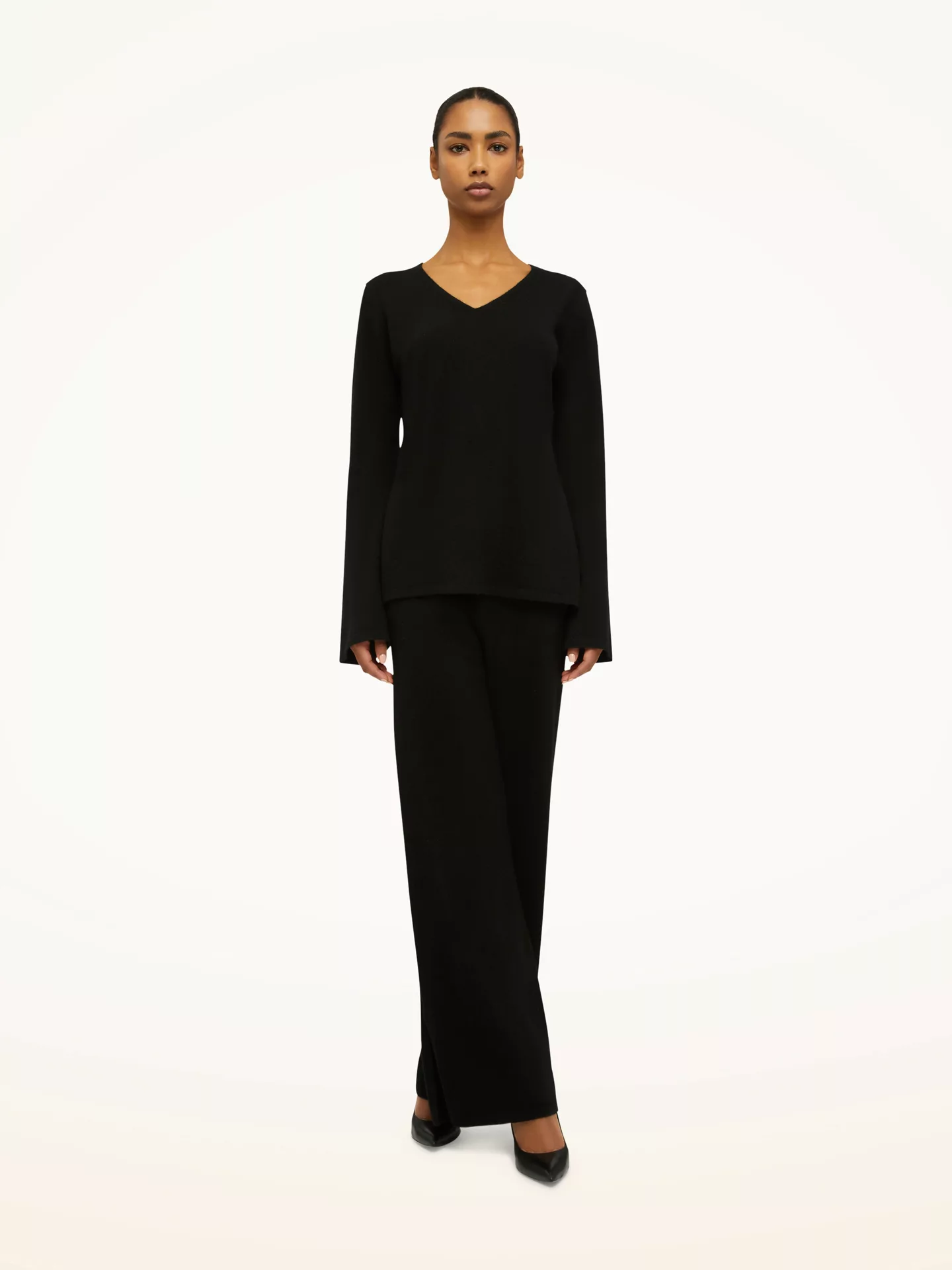 Wolford - Cashmere A Shape Top Long Sleeves, Frau, black, Größe: XS günstig online kaufen