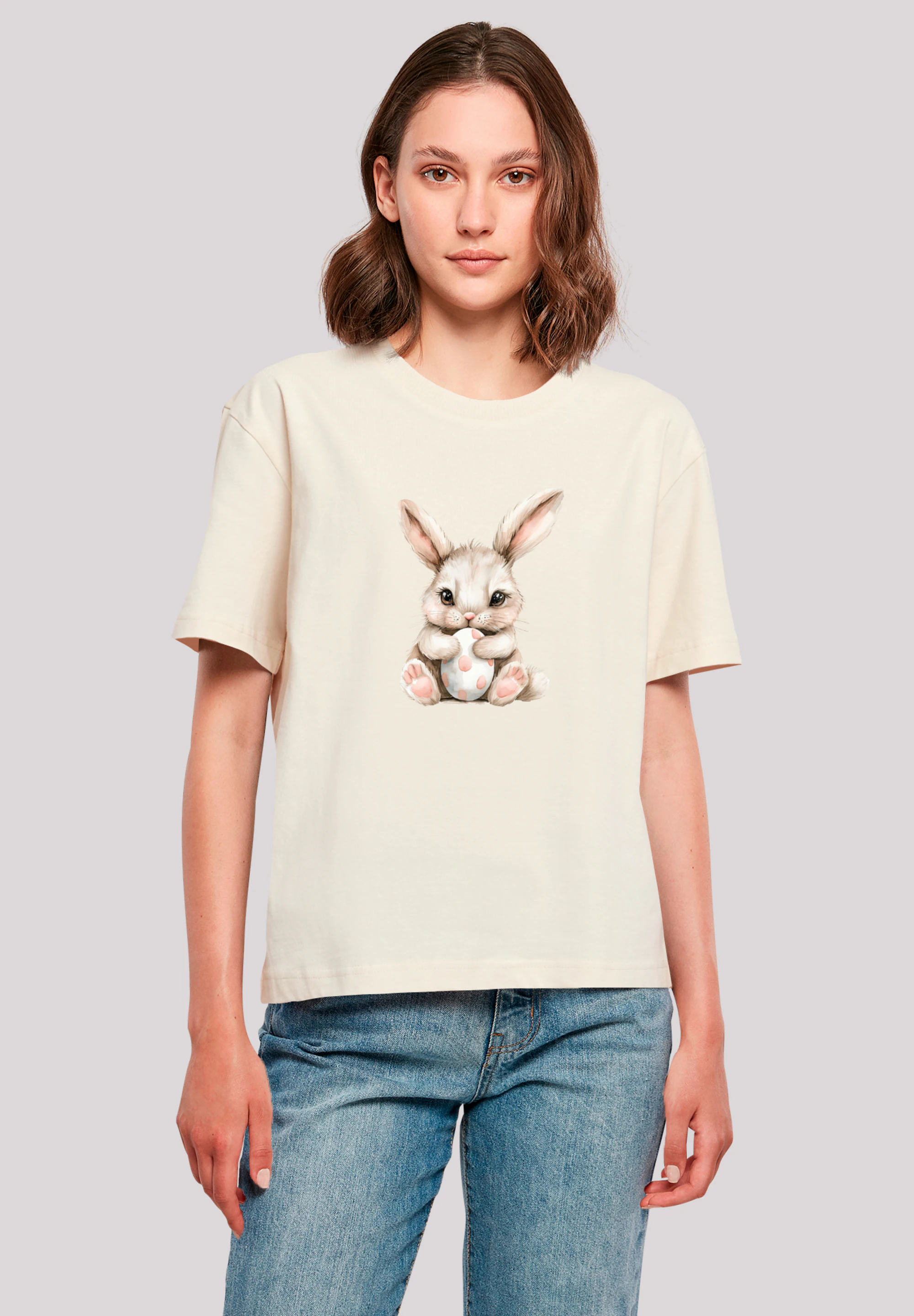 F4NT4STIC T-Shirt "Niedlicher Osterhase mit Ei", Premium Qualität günstig online kaufen