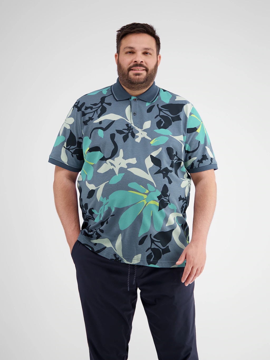 LERROS Poloshirt "LERROS Herren-Poloshirt in Übergrößen" günstig online kaufen