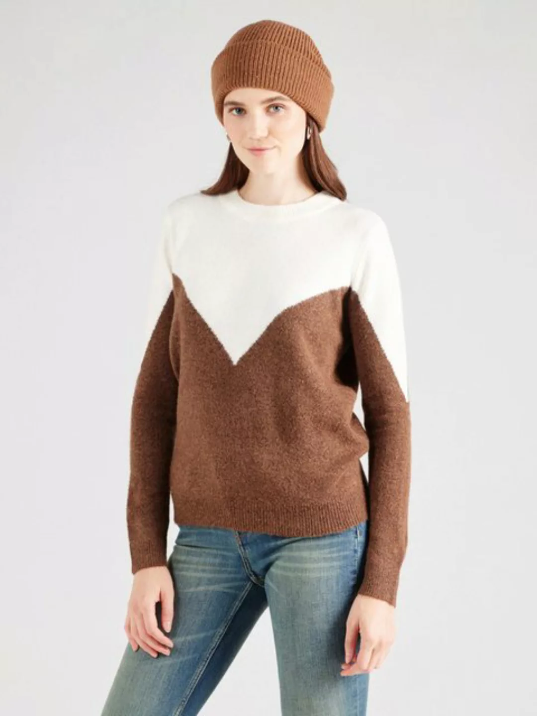 Vero Moda Strickpullover "VMPLAZA LS BLOCK PULLOVER GA BOO", mit Streifenmu günstig online kaufen