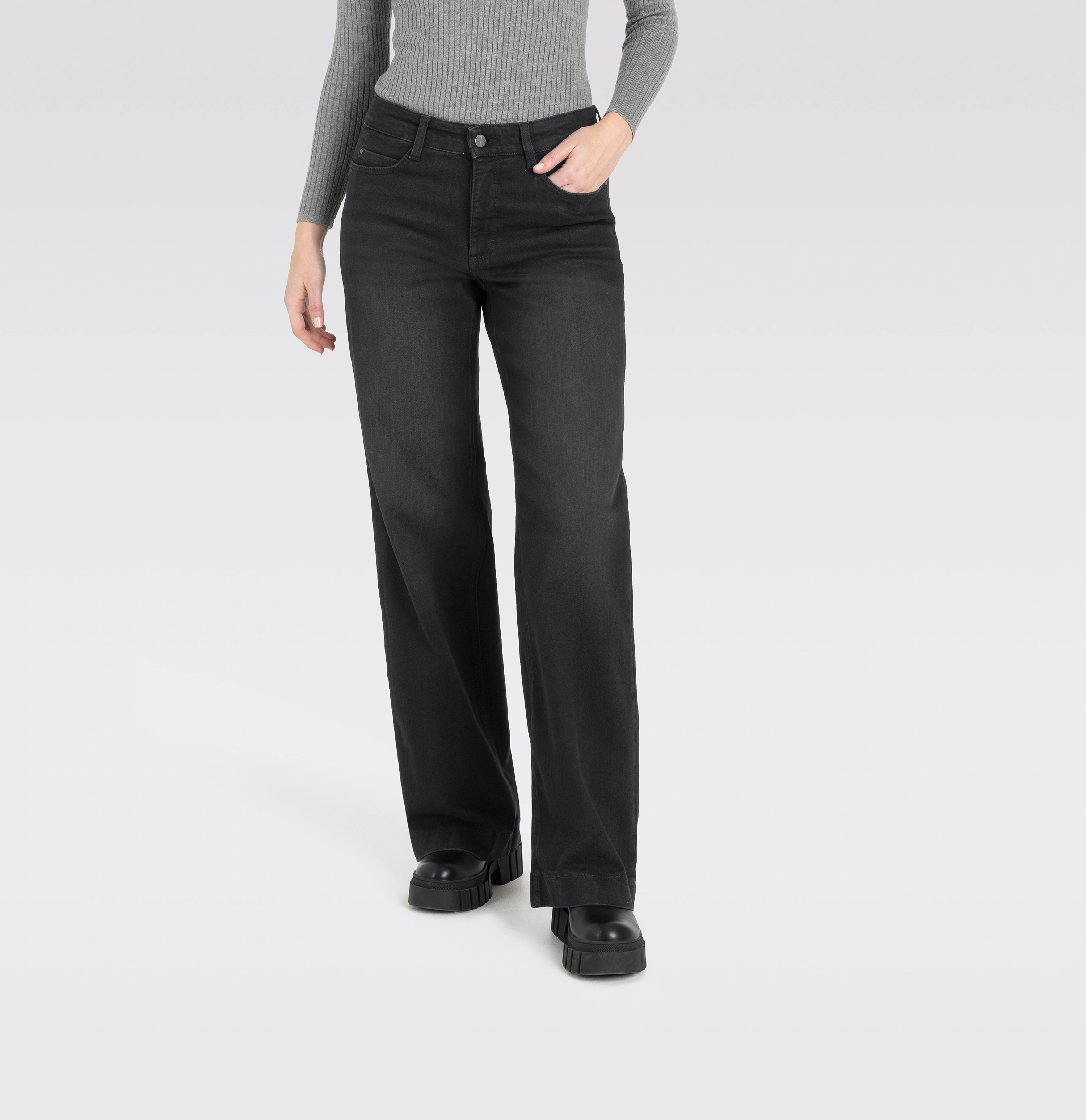 MAC Weite Jeans "Dream Wide authentic", mit formendem Shaping-Effekt günstig online kaufen