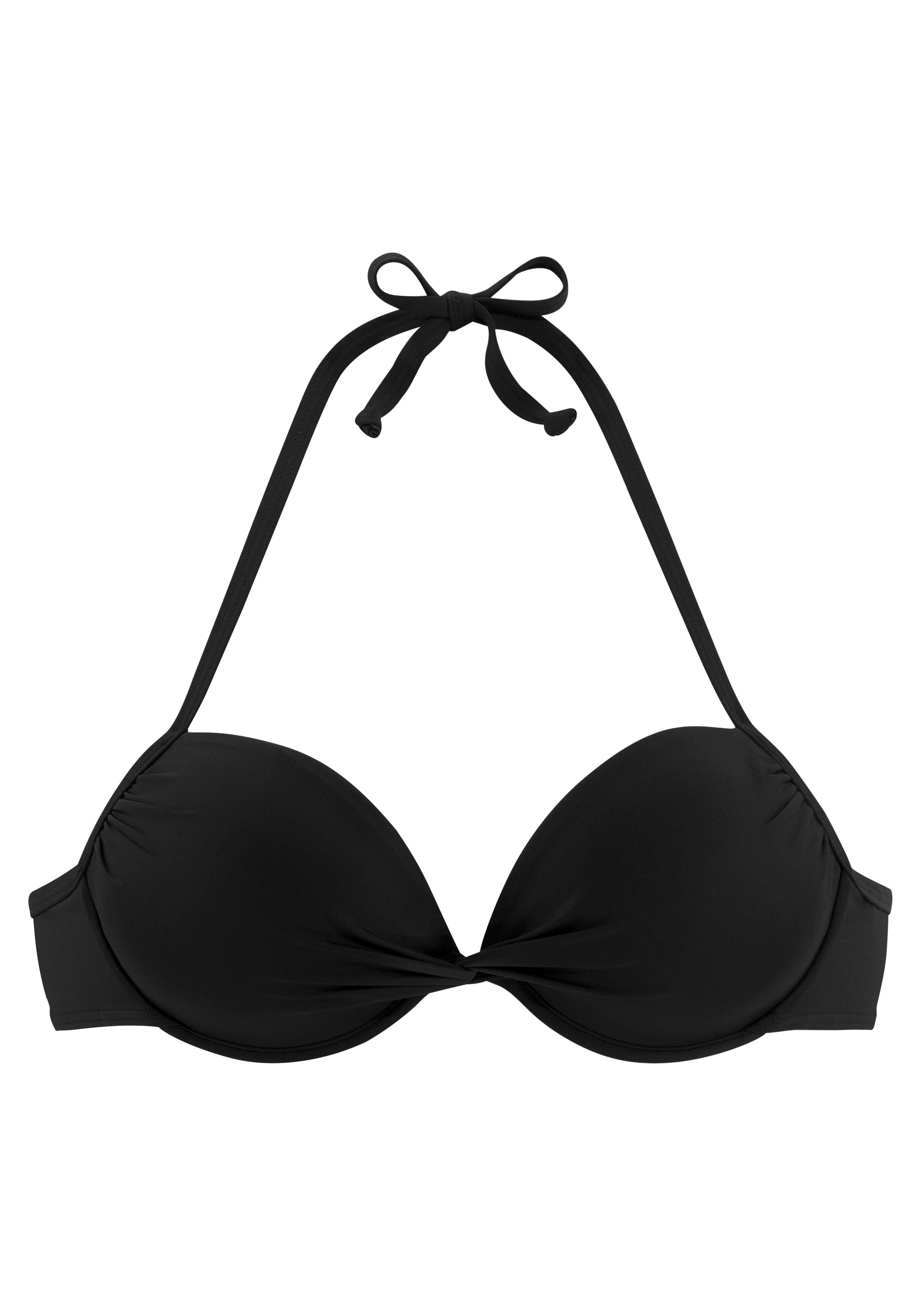LASCANA Push-Up-Bikini-Top Italy, mit Raffung günstig online kaufen