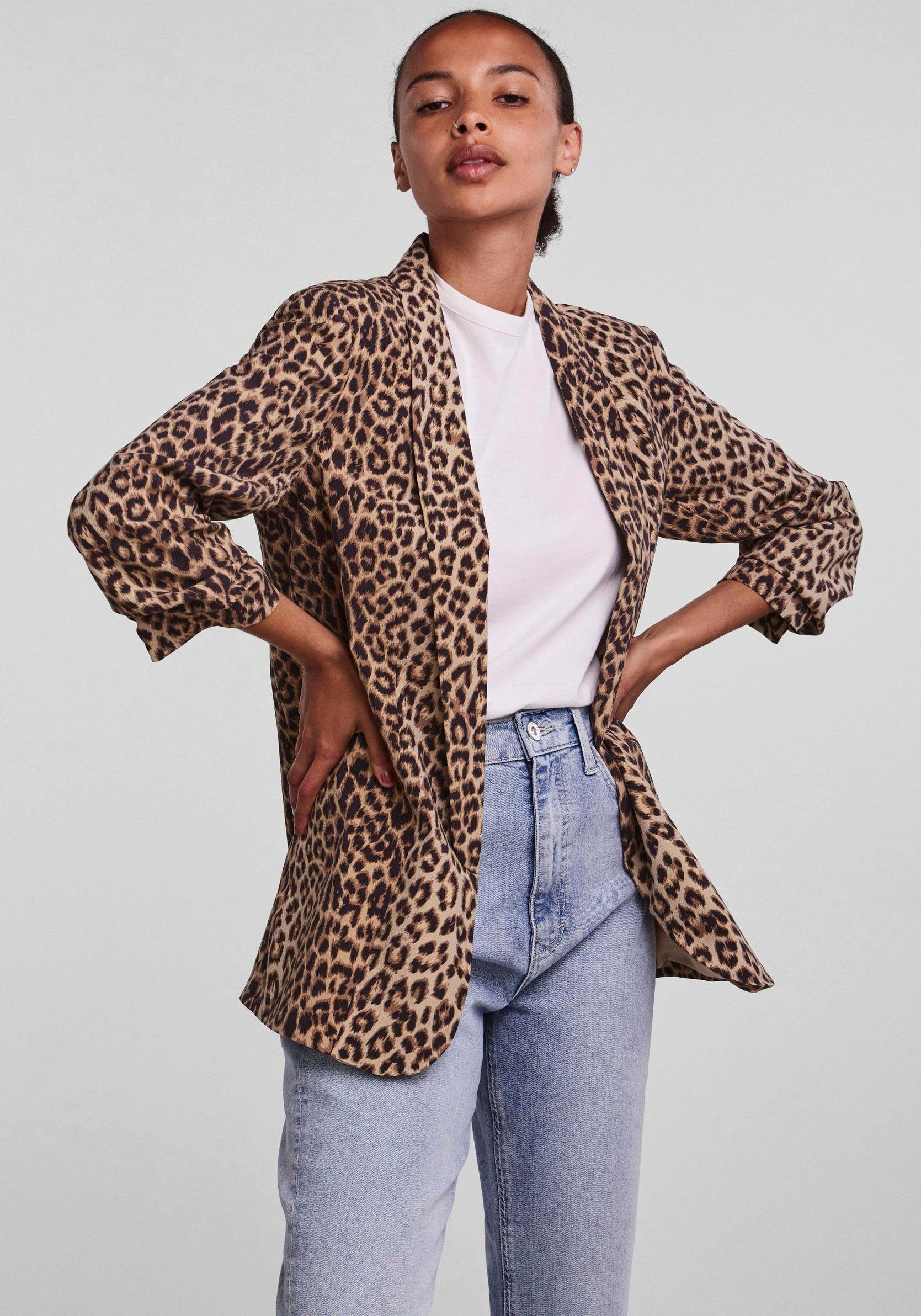 pieces Blusenblazer PCBOSELLA 3/4 PRINTED BLAZER günstig online kaufen
