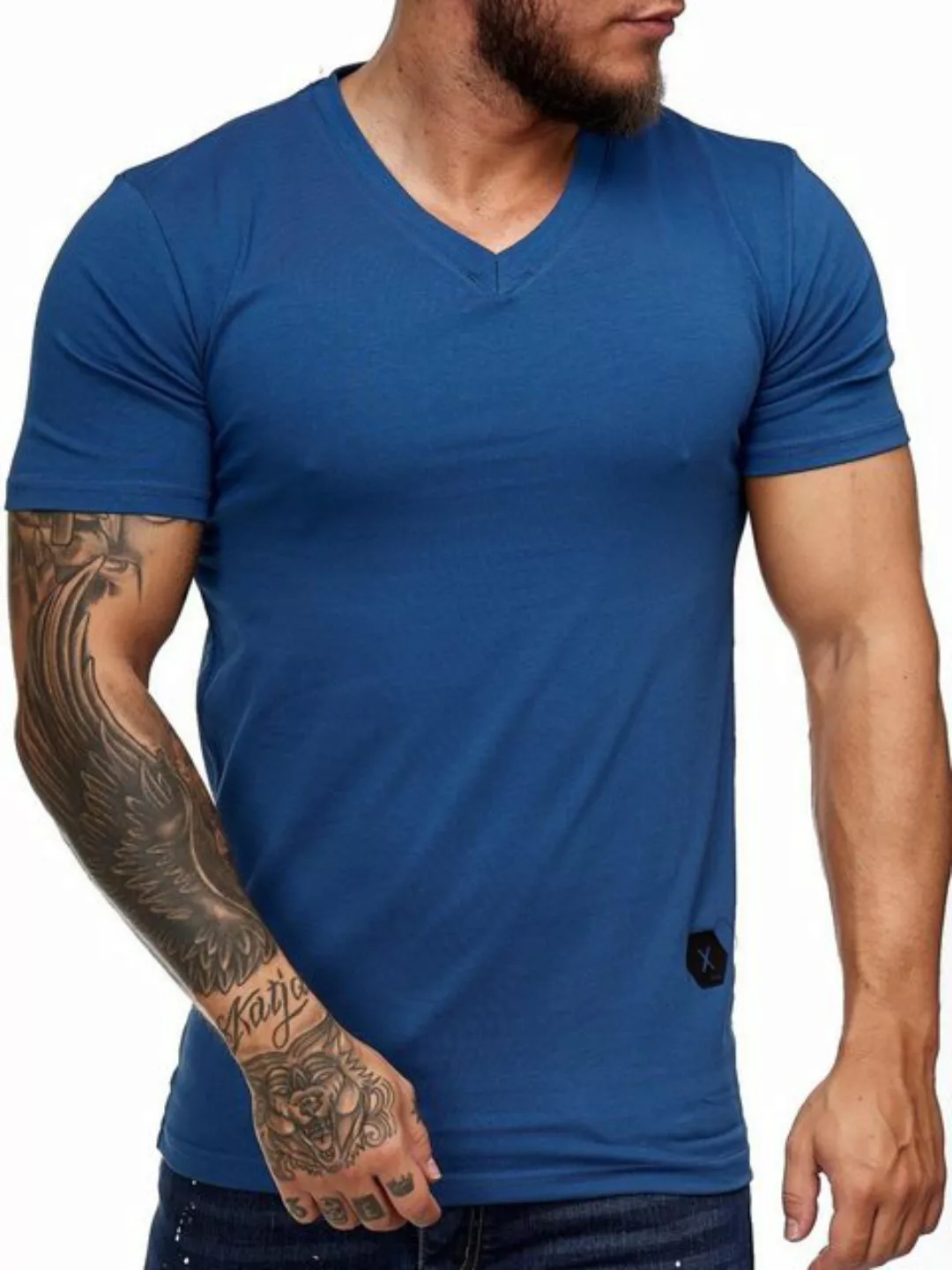 OneRedox T-Shirt 9031ST (Shirt Polo Kurzarmshirt Tee) Fitness Freizeit Casu günstig online kaufen