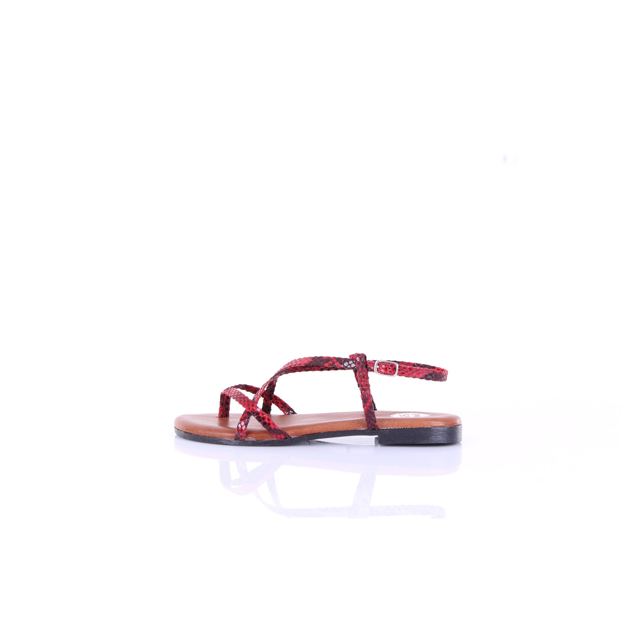 PH 5.5 Niedrige Sandalen Damen Rot und schwarz günstig online kaufen