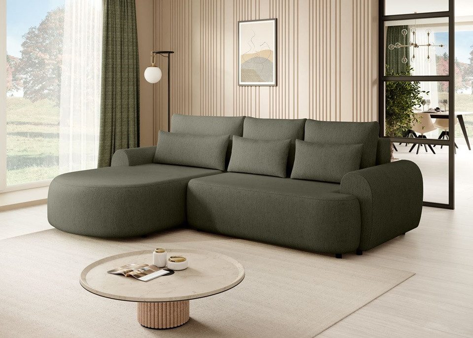 Beautysofa Ecksofa OLIVIO, mit Bettkasten Bretie:266 günstig online kaufen