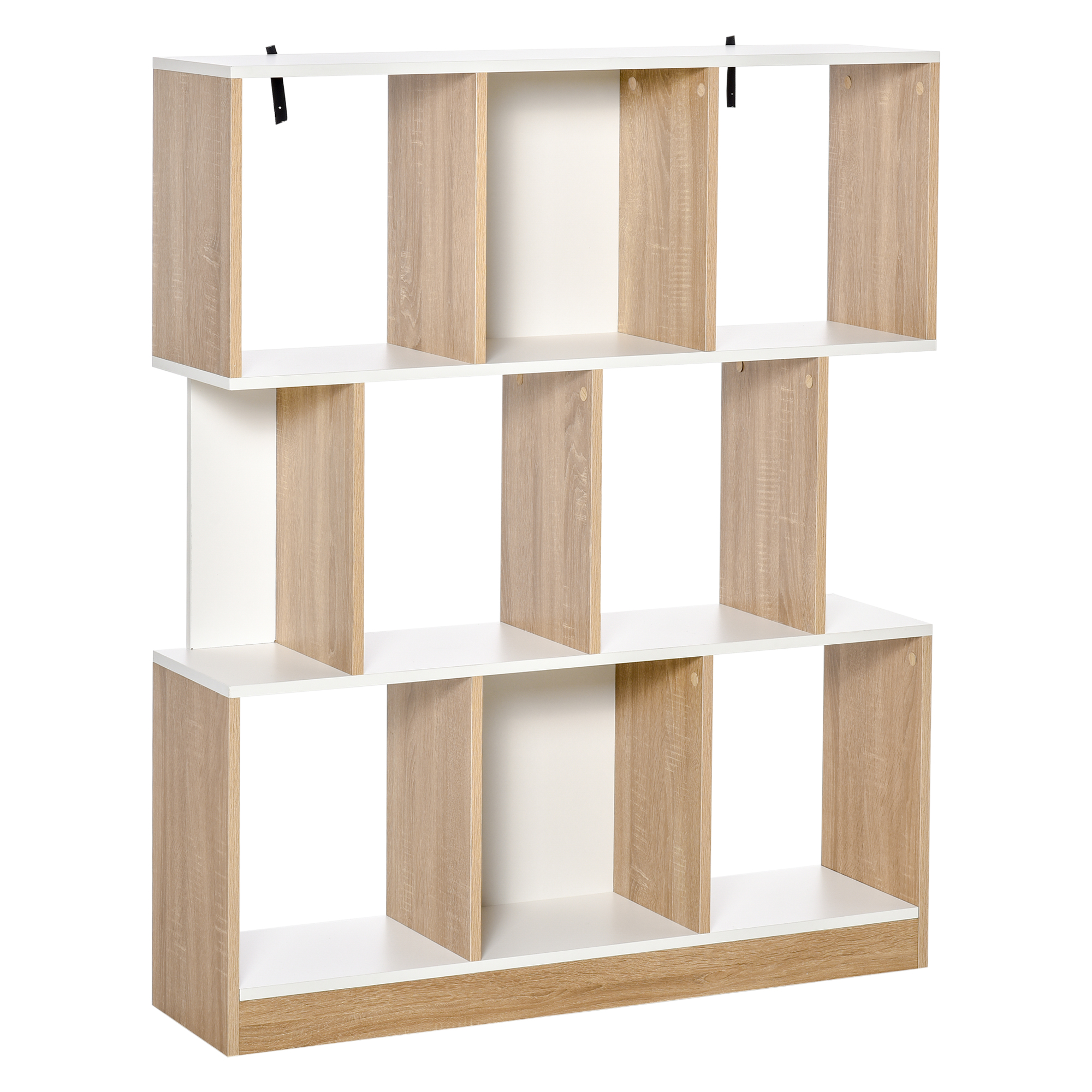 HOMCOM Bücherregal Standregal Büroregal Aktenregal für Büro Wohnzimmer Arbe günstig online kaufen