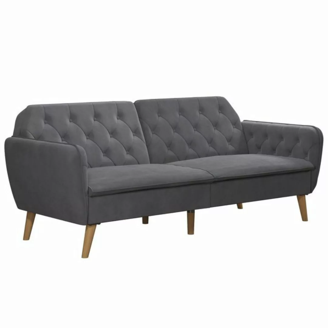 loft24 Schlafsofa Tallulah, Bezug in Samtoptik, Memory-Foam Polsterung, Bre günstig online kaufen