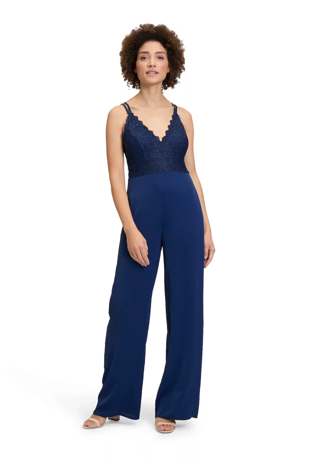 Vera Mont Overall Vera Mont Jumpsuit mit Spitze (1-tlg) Spitze günstig online kaufen