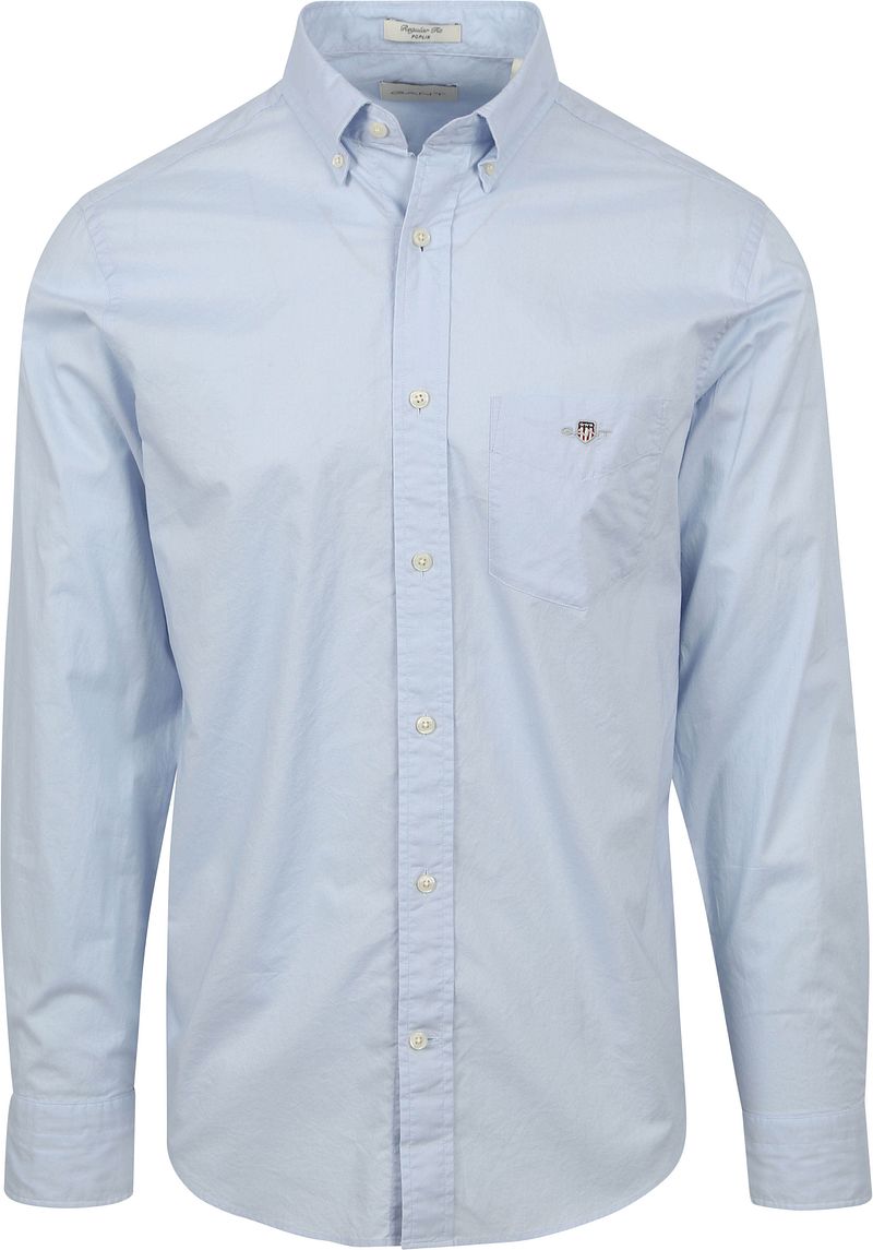 Gant Casual Hemd Poplin Hellblau - Größe 4XL günstig online kaufen