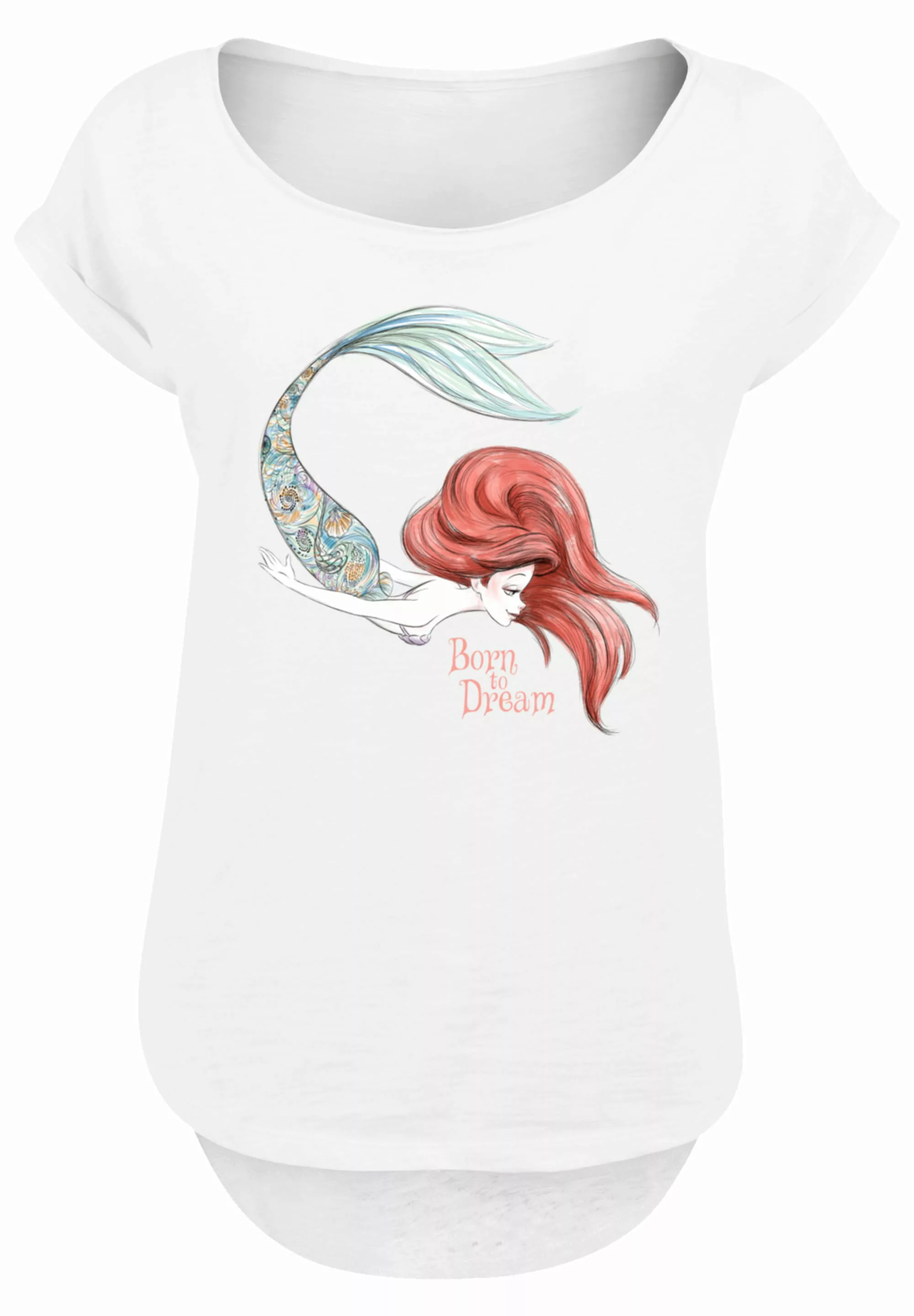 F4NT4STIC T-Shirt "Disney Arielle die Meerjungfrau Born To Dream" günstig online kaufen