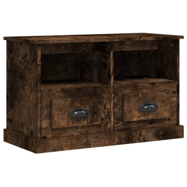 furnicato TV-Schrank Räuchereiche 80x35x50 cm Holzwerkstoff günstig online kaufen