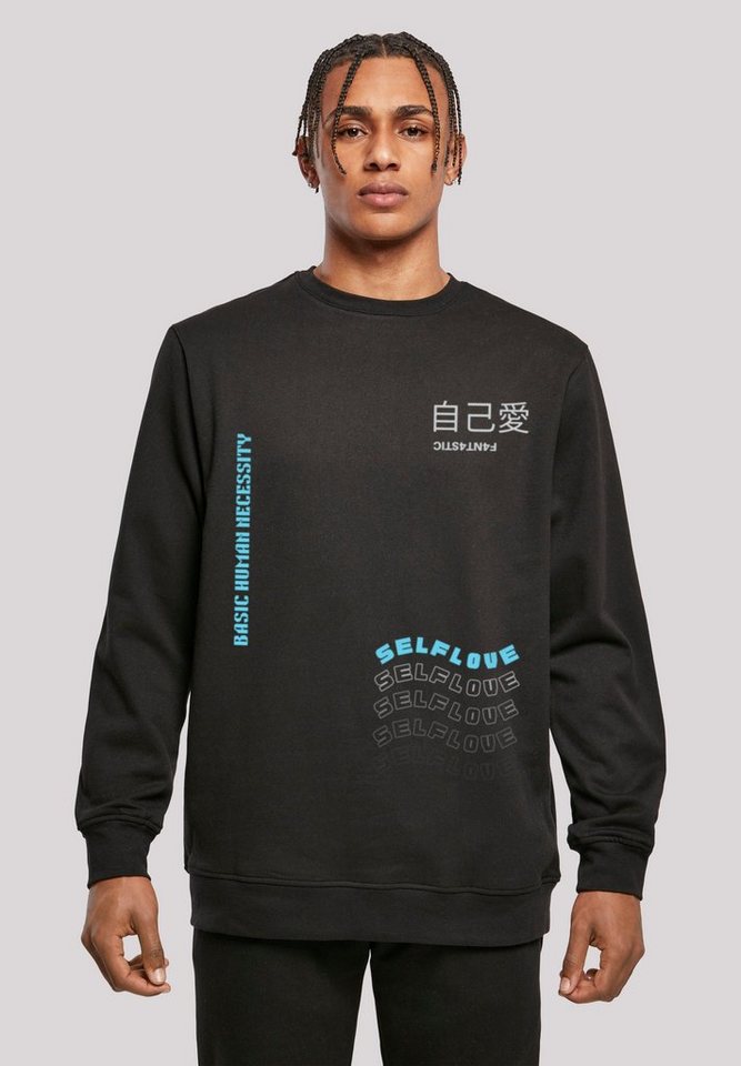 F4NT4STIC Kapuzenpullover Self Love CREWNECK Print günstig online kaufen