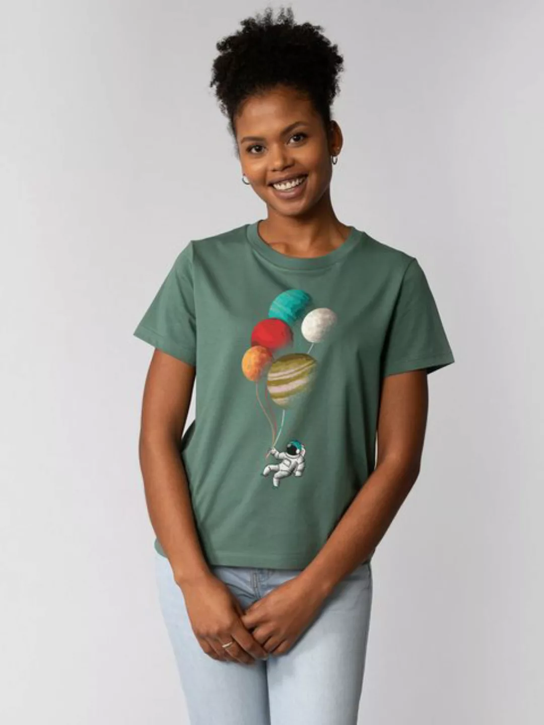 wat? Apparel T-Shirt Balloon Spaceman günstig online kaufen