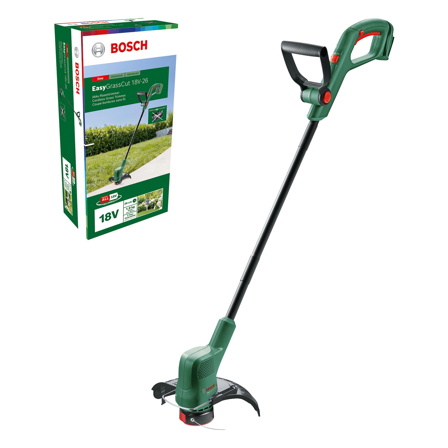 Bosch Akku-Rasentrimmer EasyGrassCut 18V-26 Solo günstig online kaufen