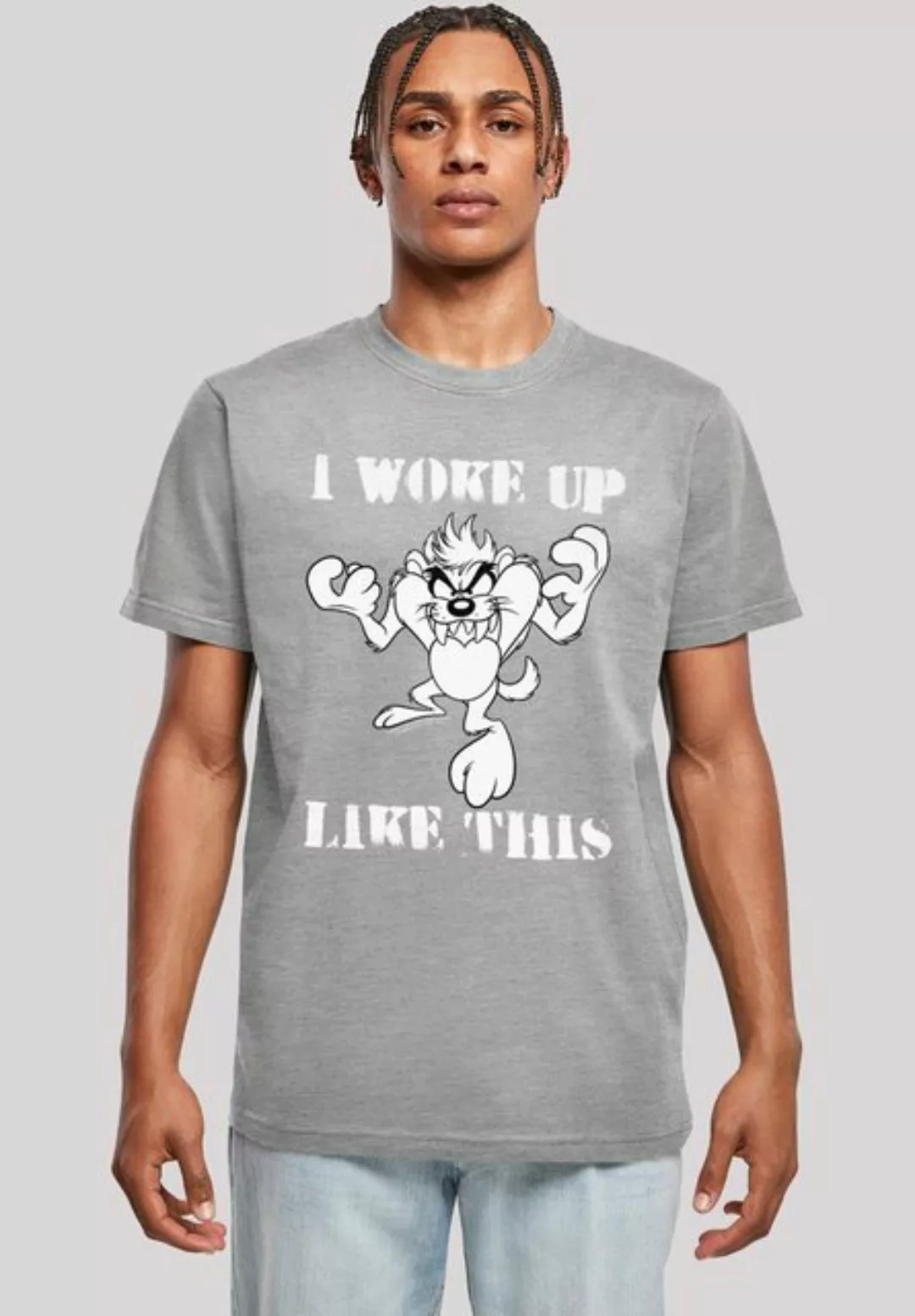 F4NT4STIC T-Shirt Looney Tunes Taz I Woke Up Like This Print günstig online kaufen