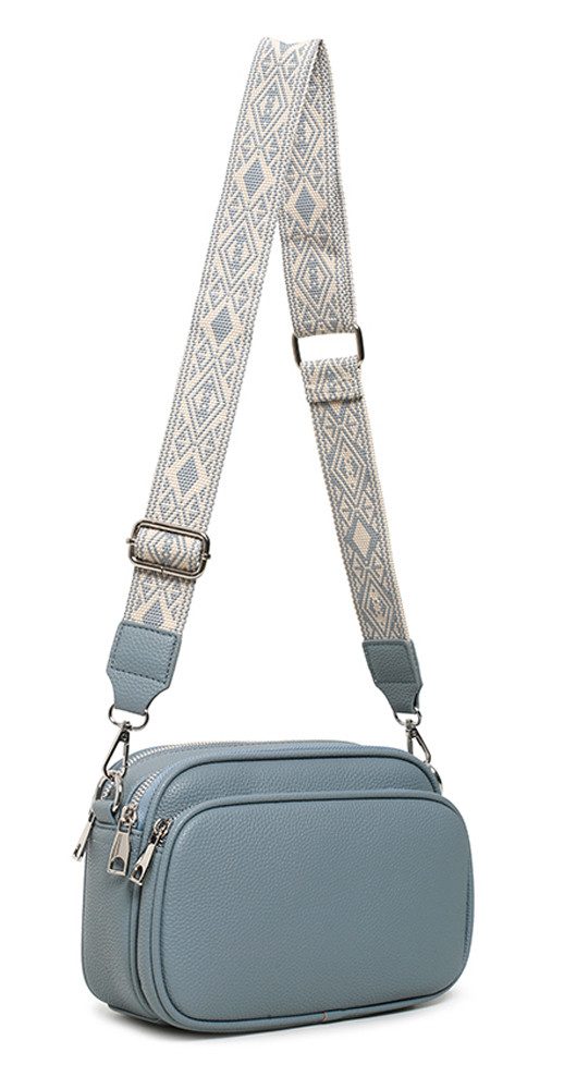 ITALYSHOP24 Schultertasche Damen Bodybag Umhängetasche Brusttasche günstig online kaufen