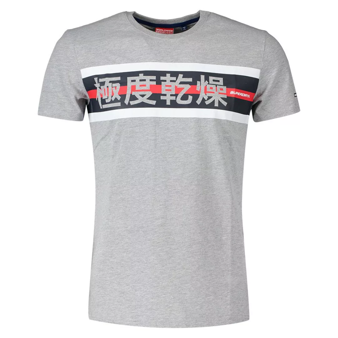 Superdry Trophy Graphic Kurzarm T-shirt S Grey Marl günstig online kaufen