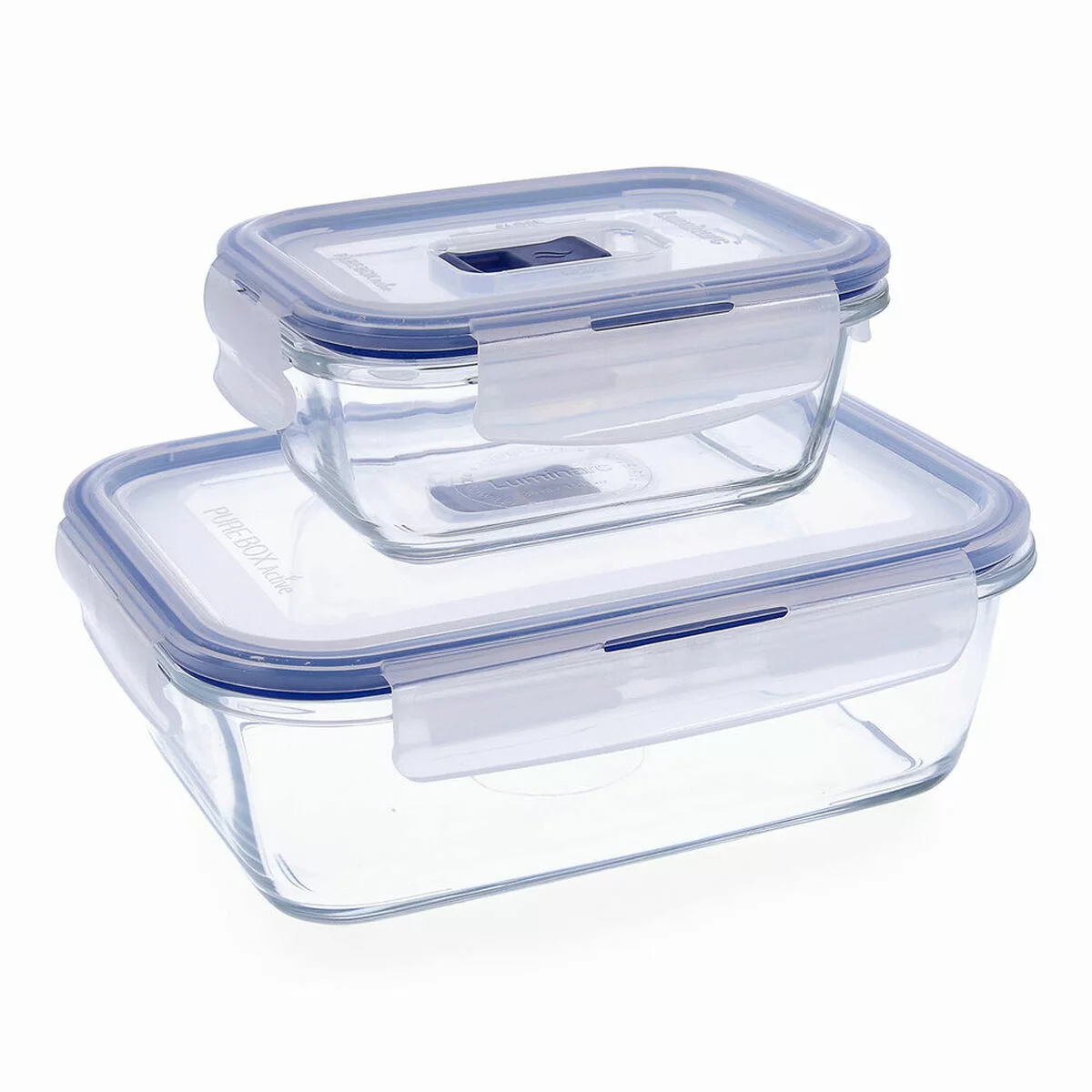 Lunchbox-set Luminarc Pure Box Kristall Zweifarbig (2 Stücke) günstig online kaufen